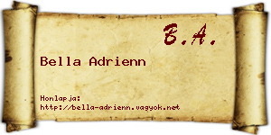Bella Adrienn névjegykártya