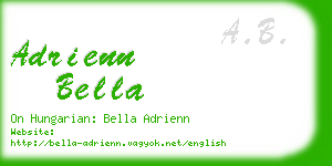 adrienn bella business card